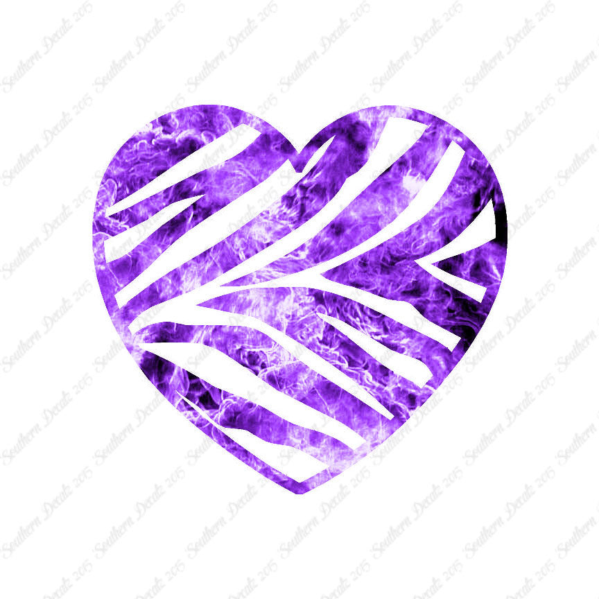 Zebra Print Heart