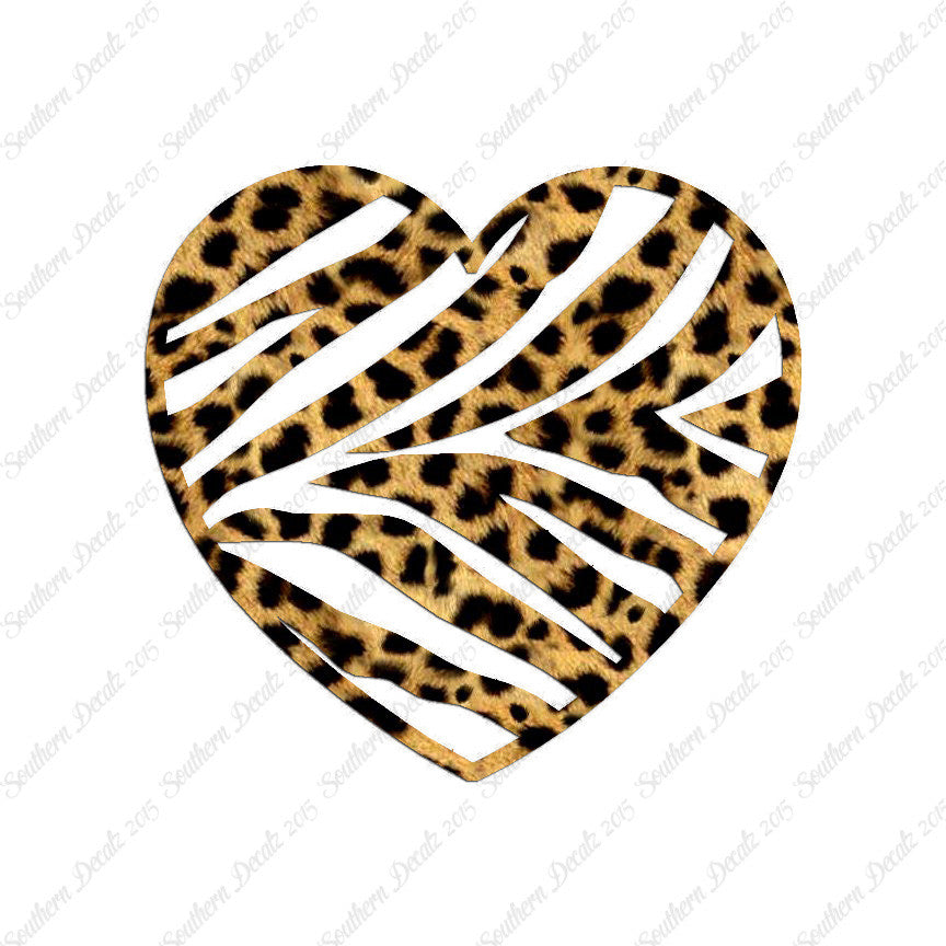 Zebra Print Heart