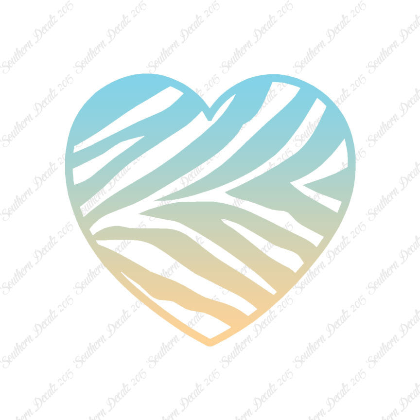 Zebra Print Heart