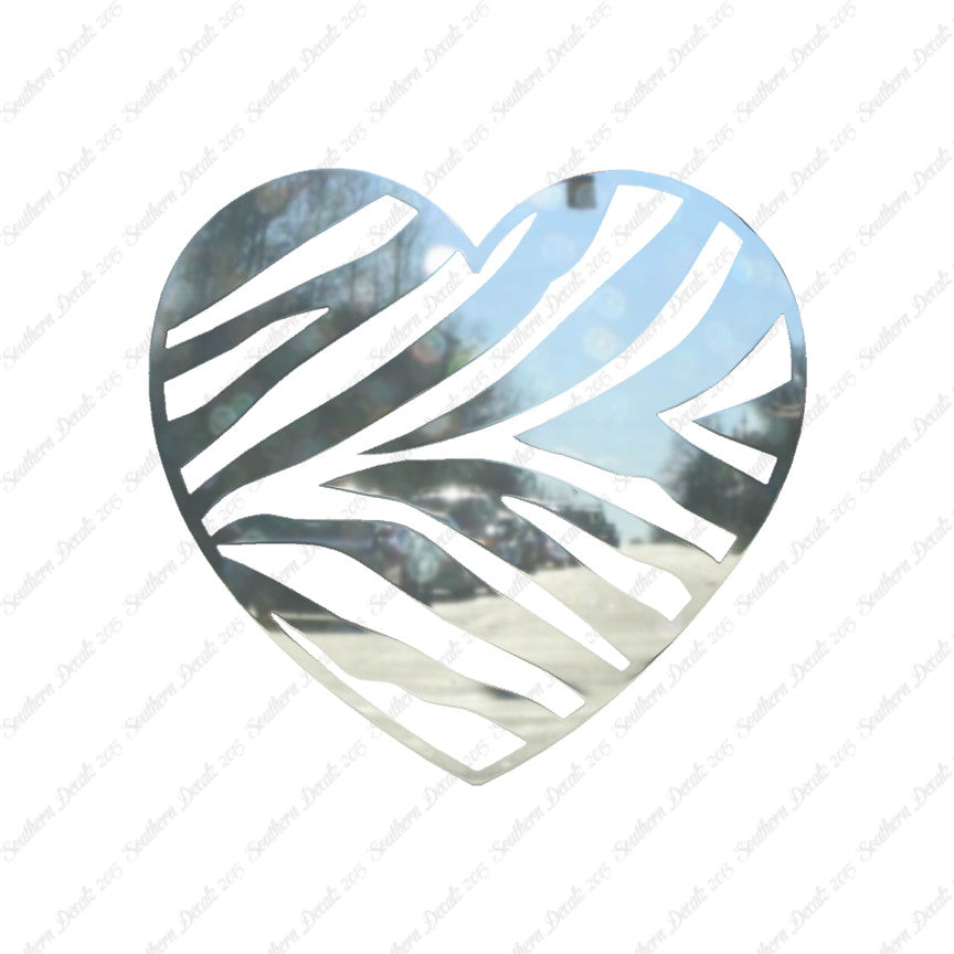 Zebra Print Heart