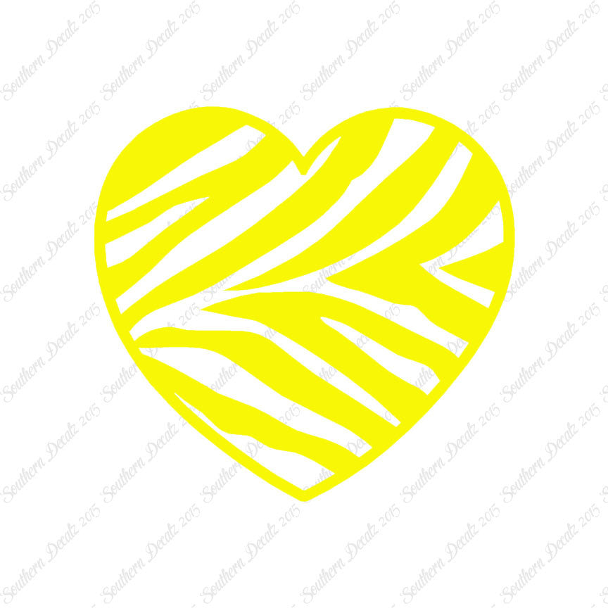 Zebra Print Heart