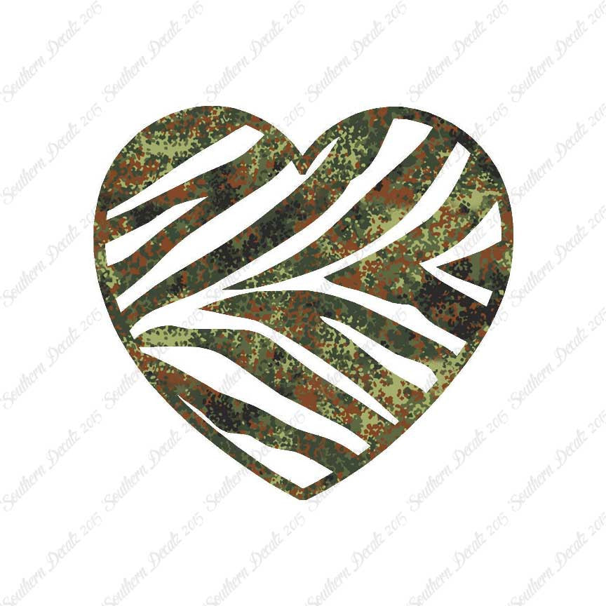 Zebra Print Heart