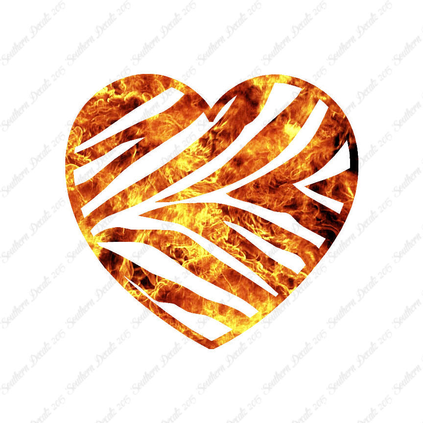Zebra Print Heart