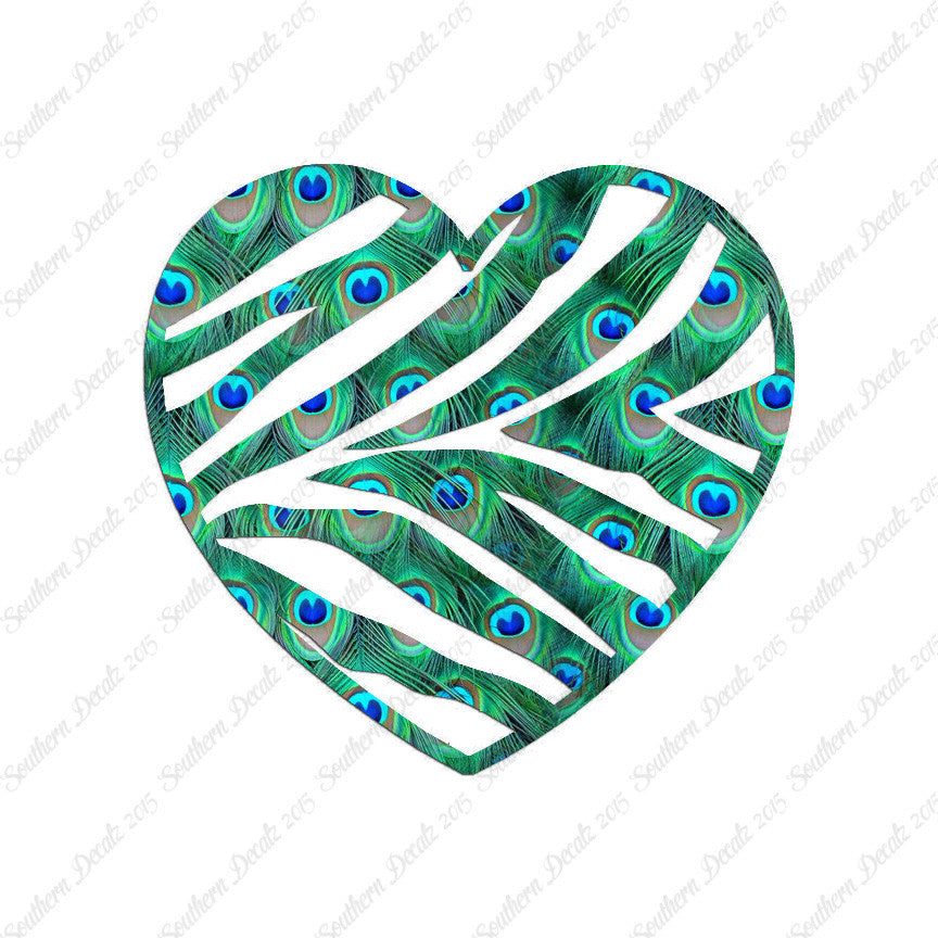 Zebra Print Heart