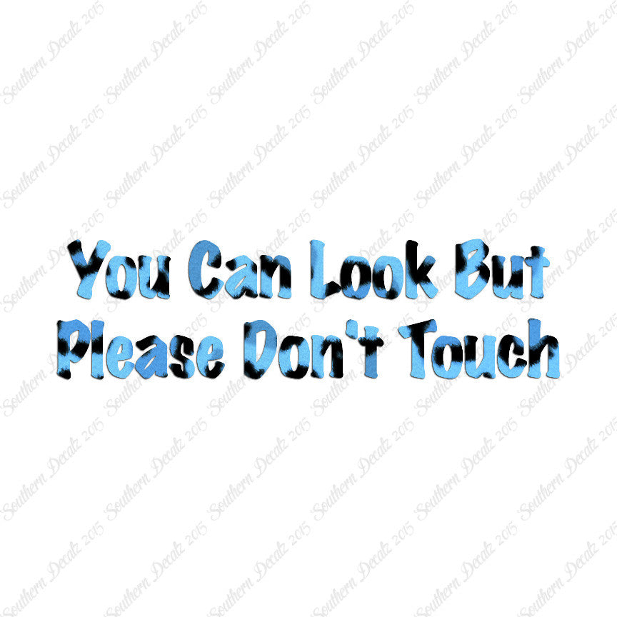 Look Please Don't Touch