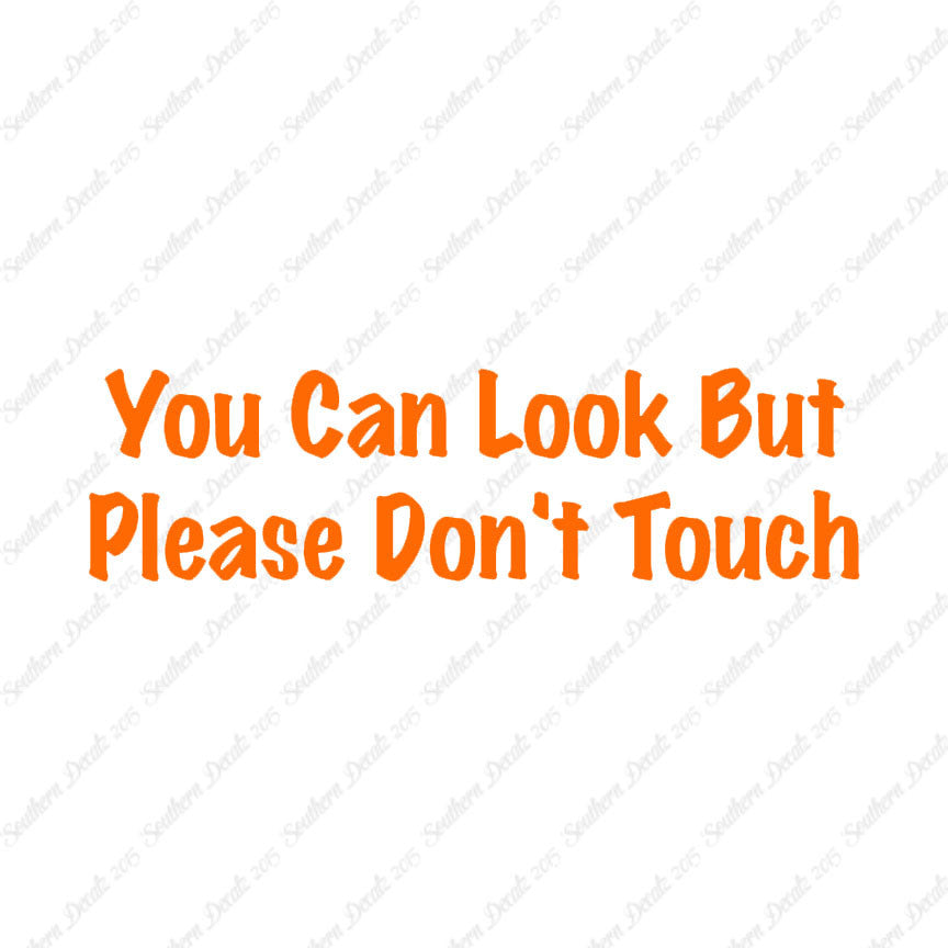Look Please Don't Touch