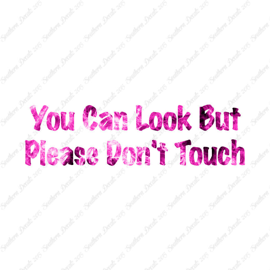 Look Please Don't Touch