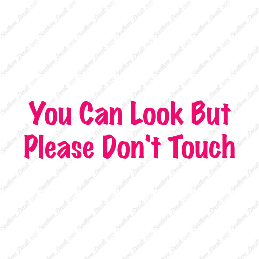 Look Please Don't Touch