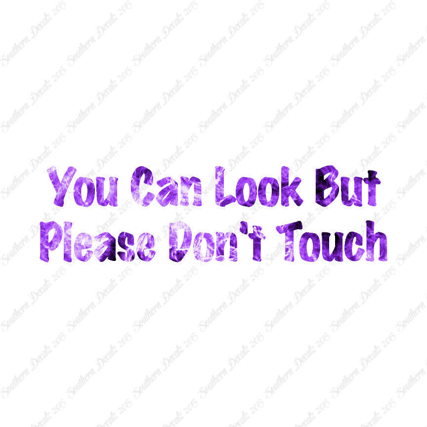 Look Please Don't Touch