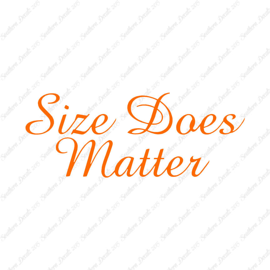 Size Does Matter