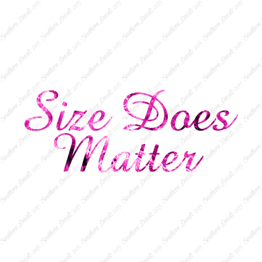 Size Does Matter