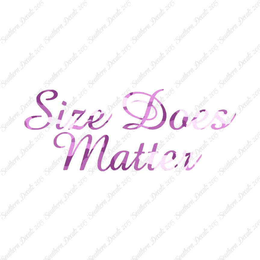 Size Does Matter