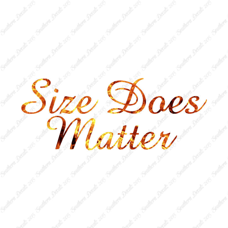 Size Does Matter