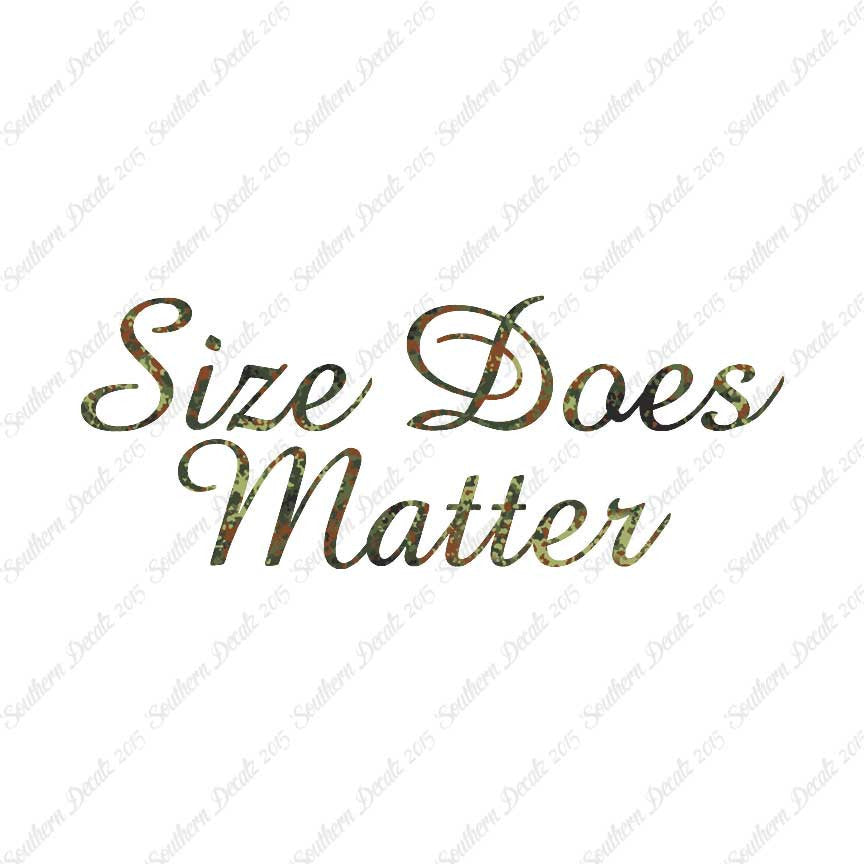 Size Does Matter