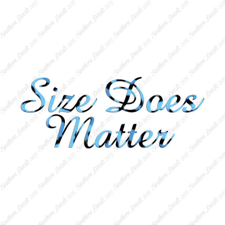 Size Does Matter