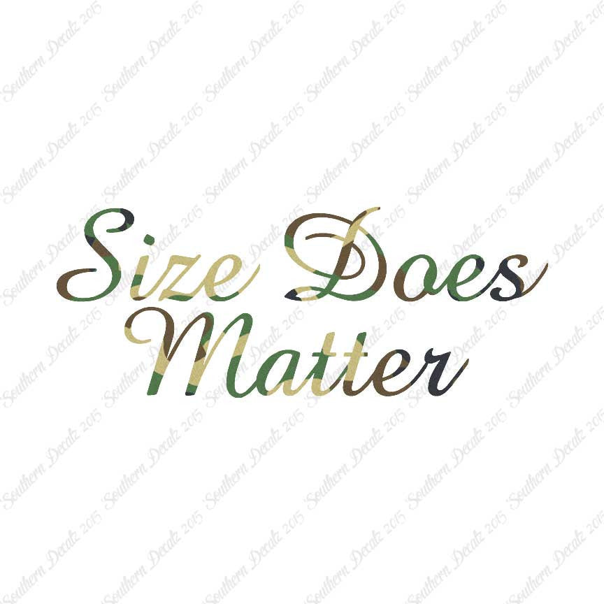 Size Does Matter