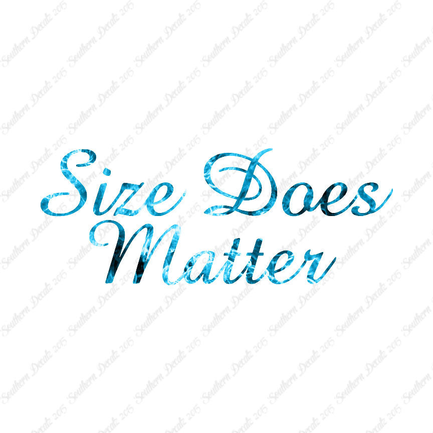 Size Does Matter