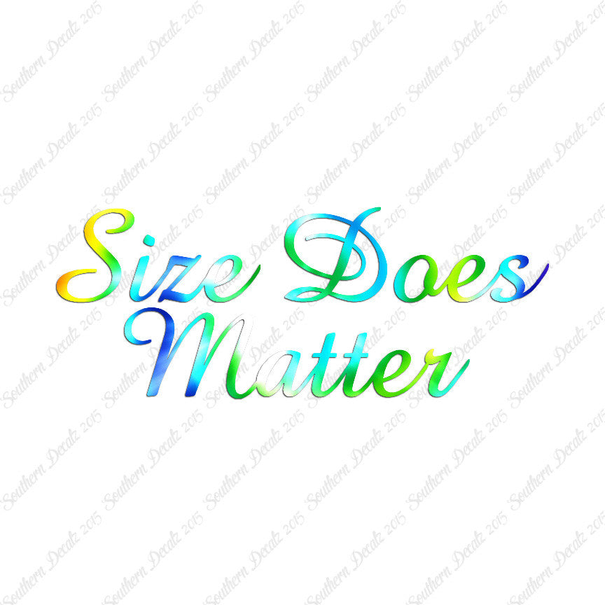 Size Does Matter
