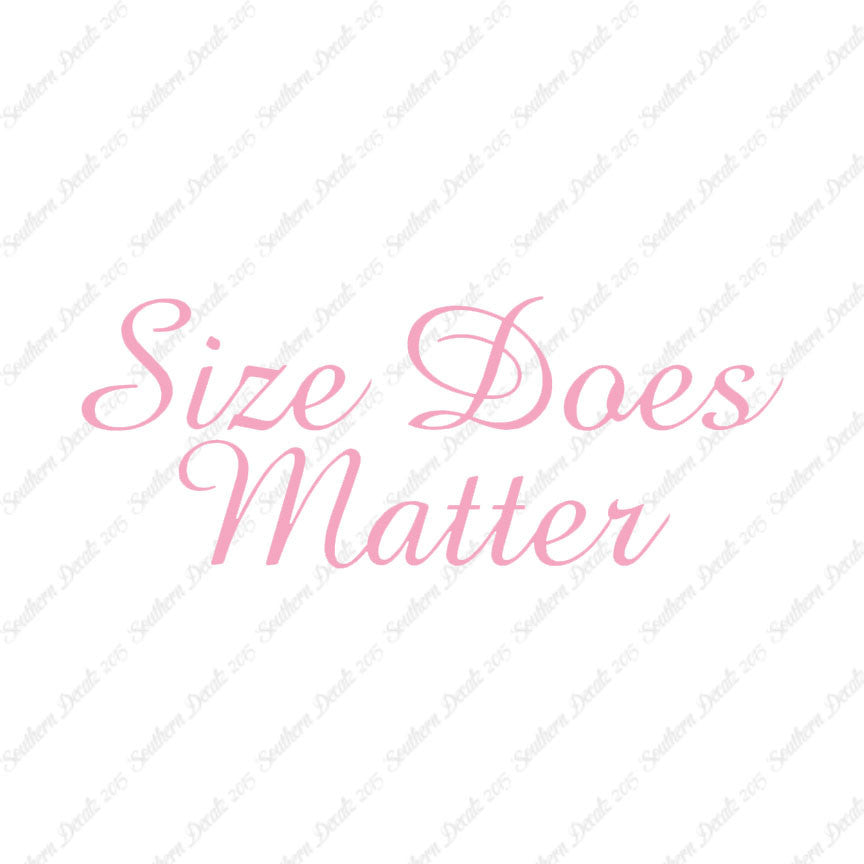 Size Does Matter