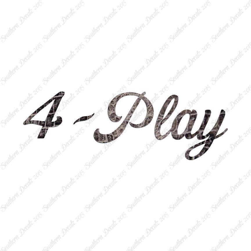4 Play Foreplay