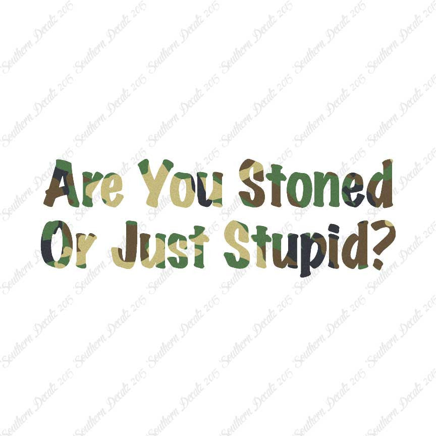 Stoned Or Stupid