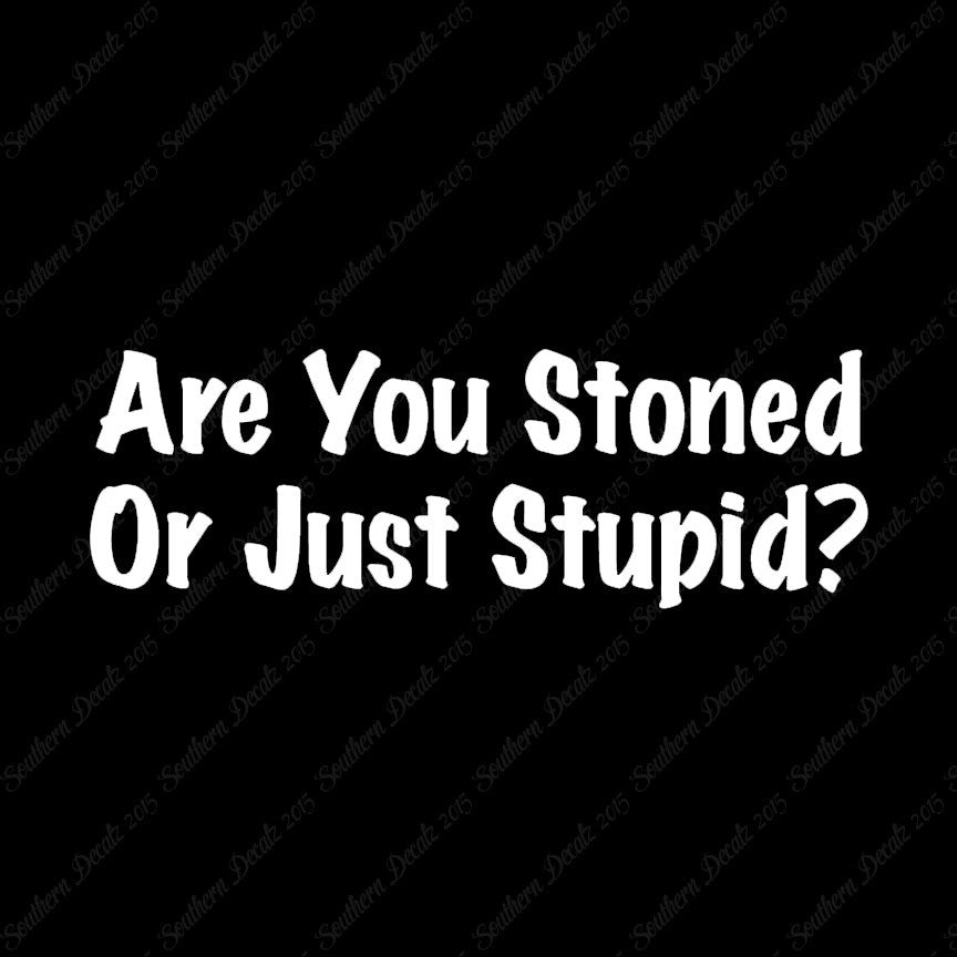 Stoned Or Stupid