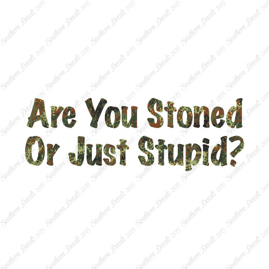 Stoned Or Stupid