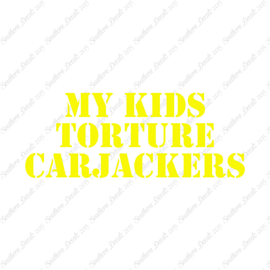 My Kids Torture Carjackers