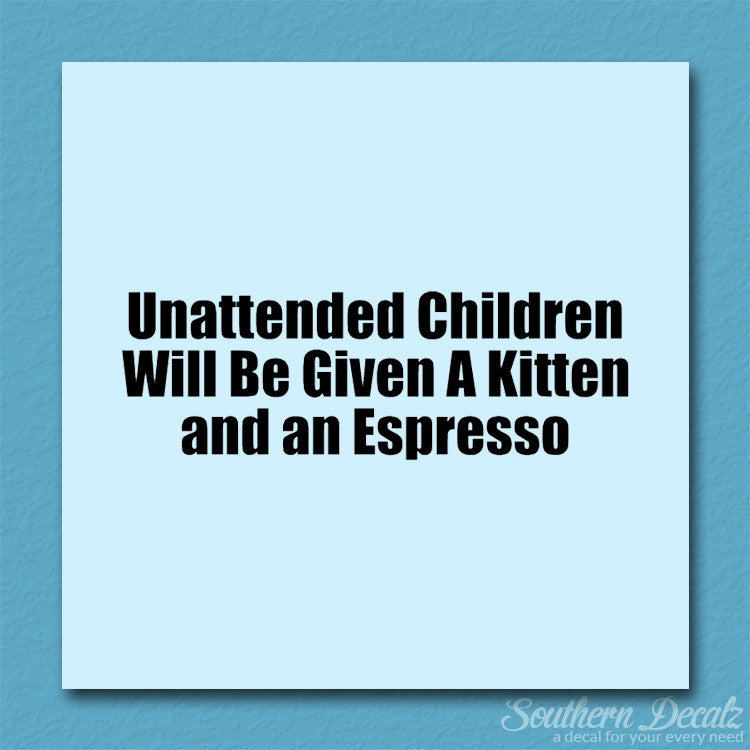 Unattended Children Kitten Espresso