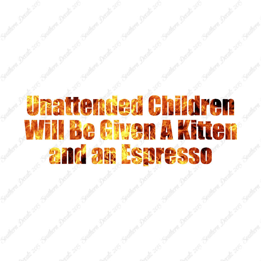 Unattended Children Kitten Espresso