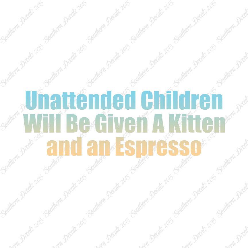 Unattended Children Kitten Espresso