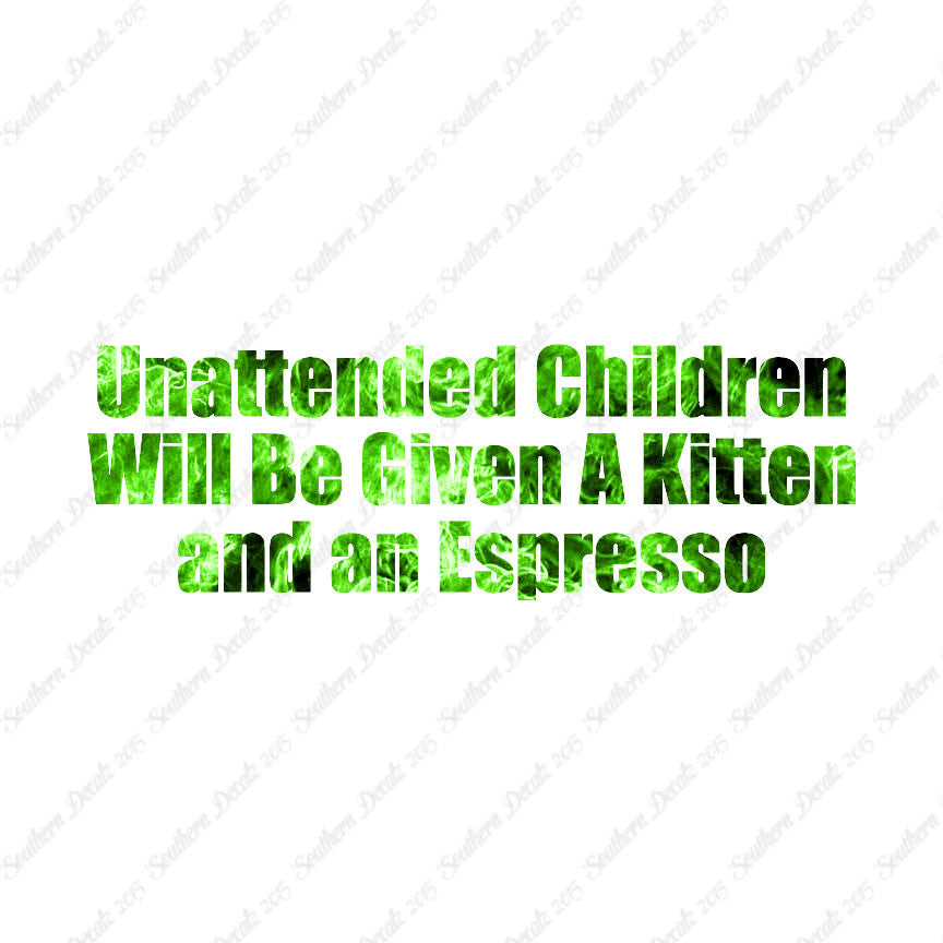 Unattended Children Kitten Espresso