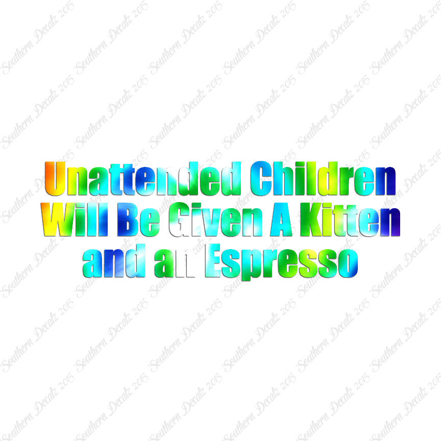 Unattended Children Kitten Espresso