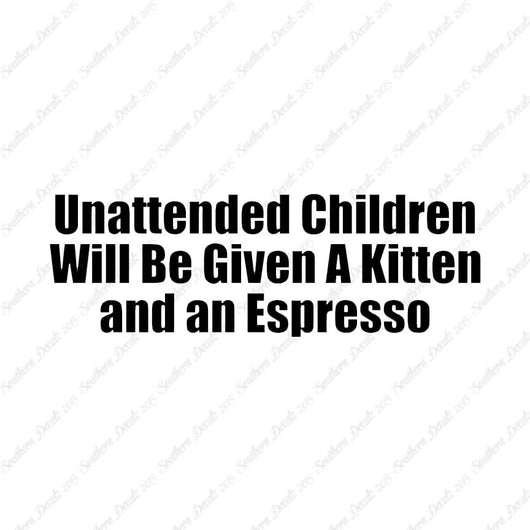 Unattended Children Kitten Espresso