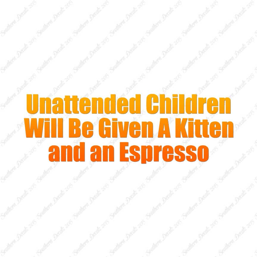 Unattended Children Kitten Espresso