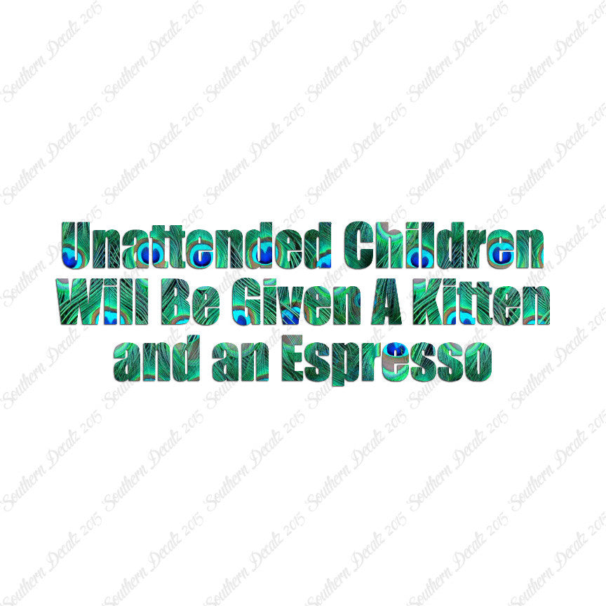 Unattended Children Kitten Espresso