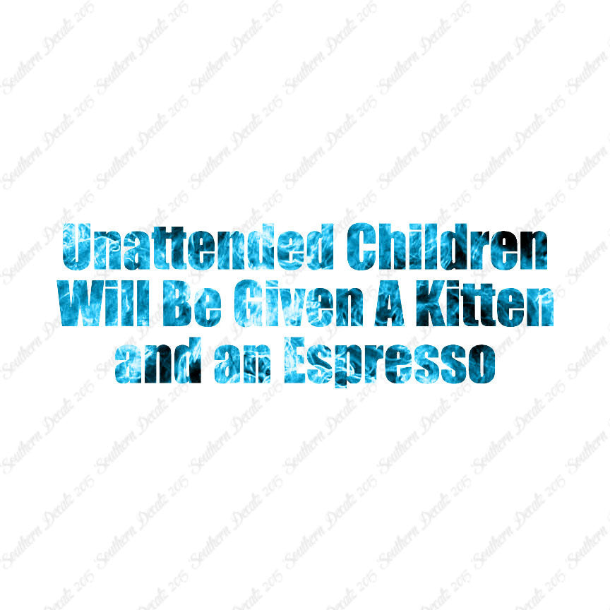 Unattended Children Kitten Espresso