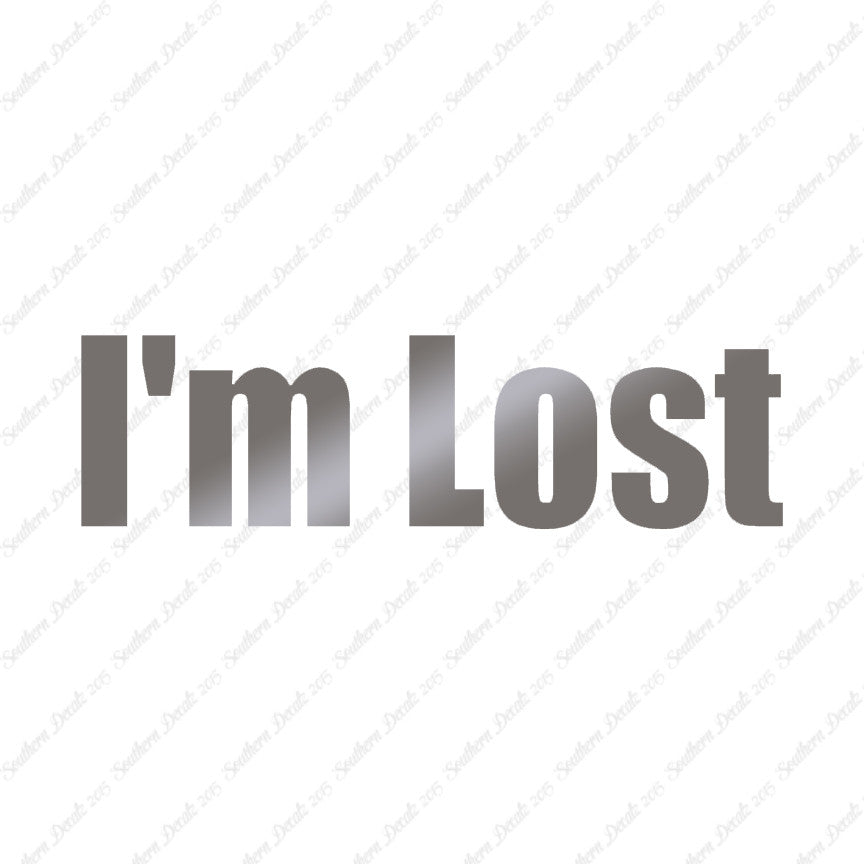 I'm Lost