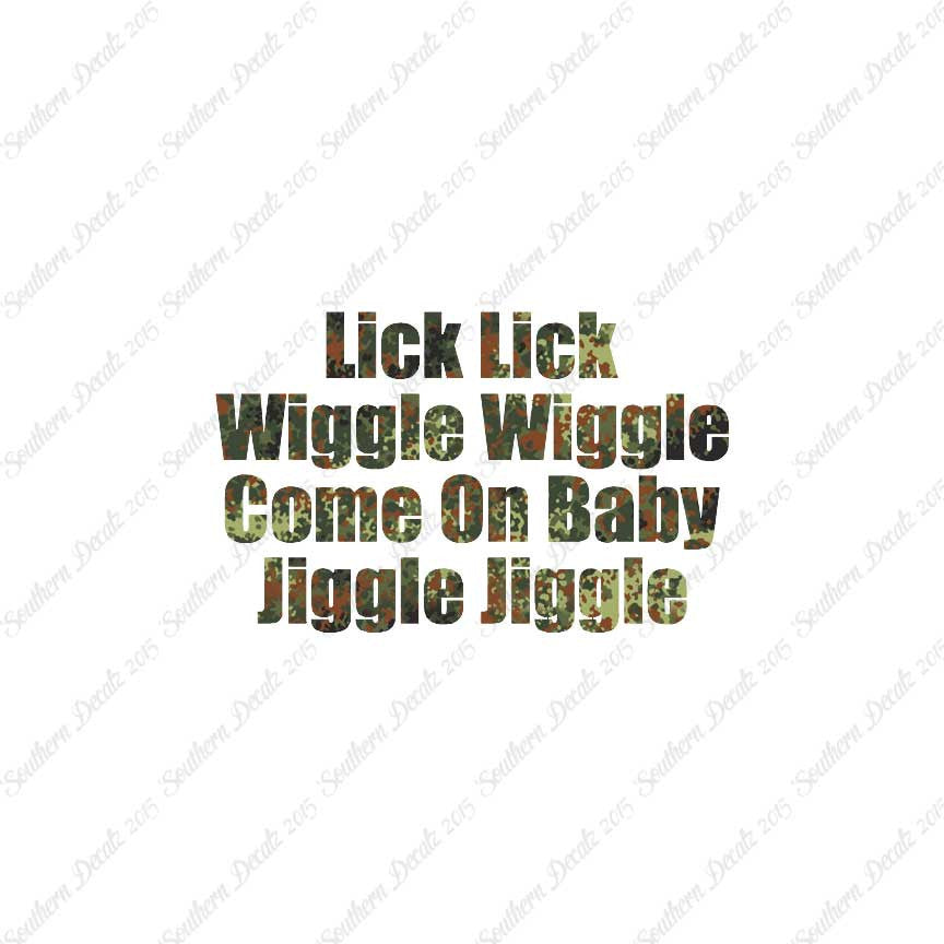 Lick Wiggle Baby Jiggle