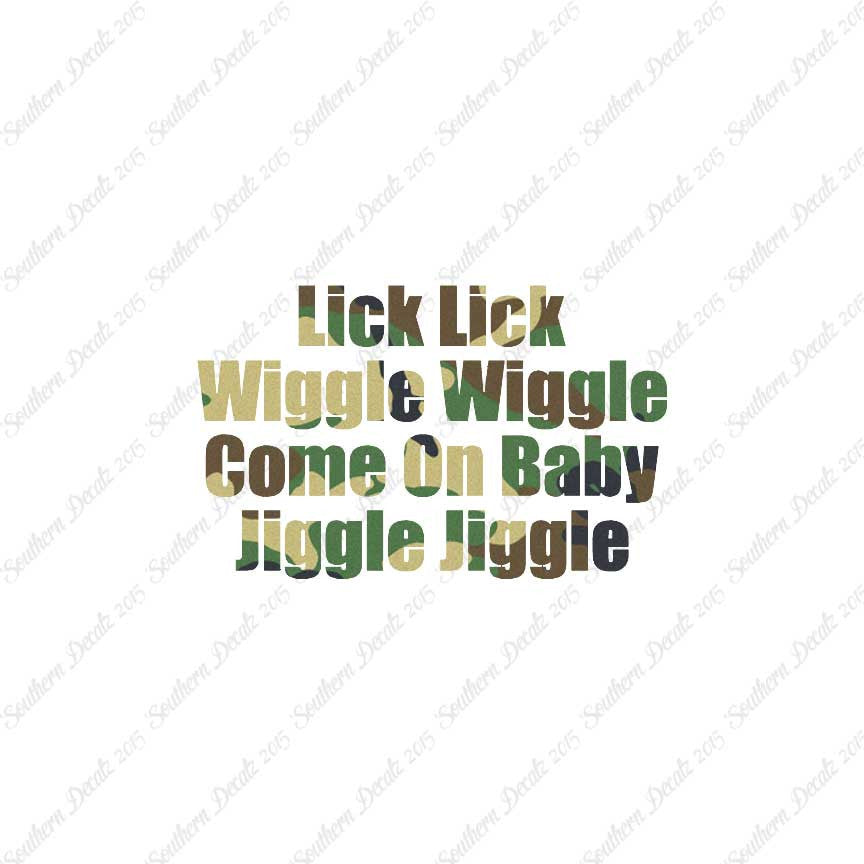 Lick Wiggle Baby Jiggle