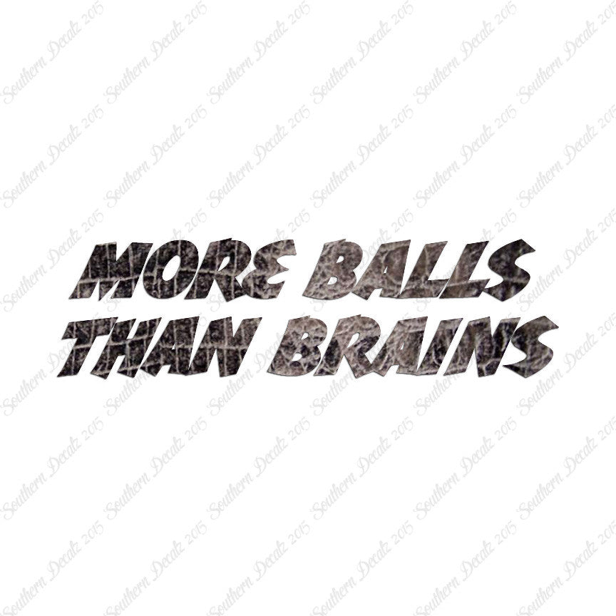 More Balls Than Brains