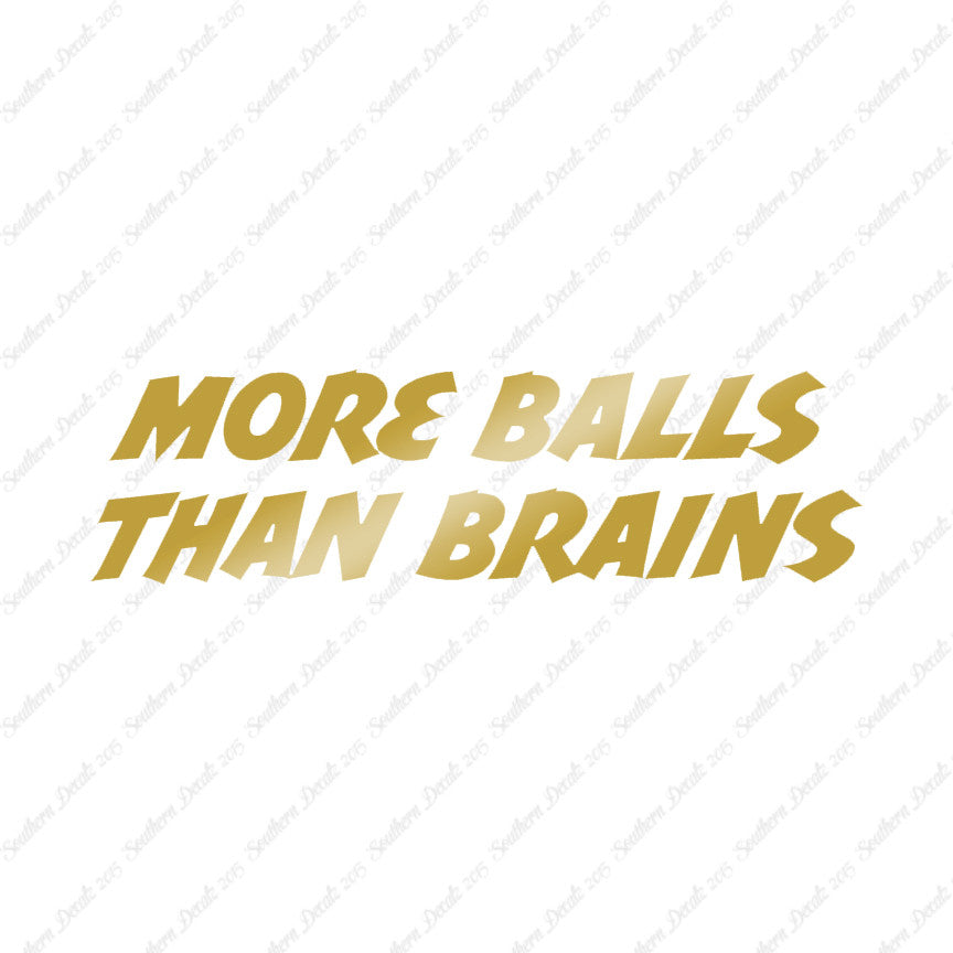 More Balls Than Brains
