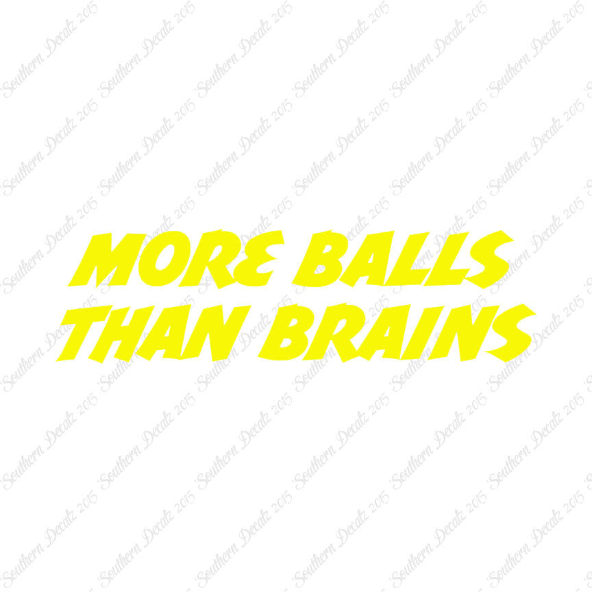 More Balls Than Brains