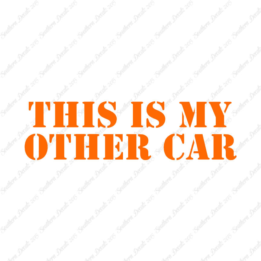 This Is My Other Car