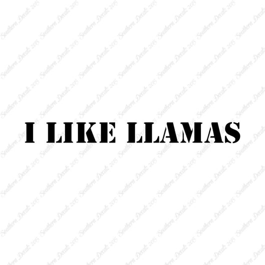 I Like Llamas