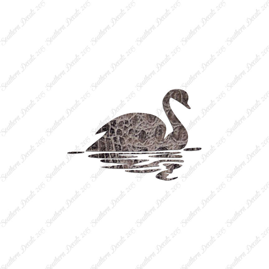 Swan Goose Reflection Art
