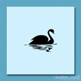 Swan Goose Reflection Art