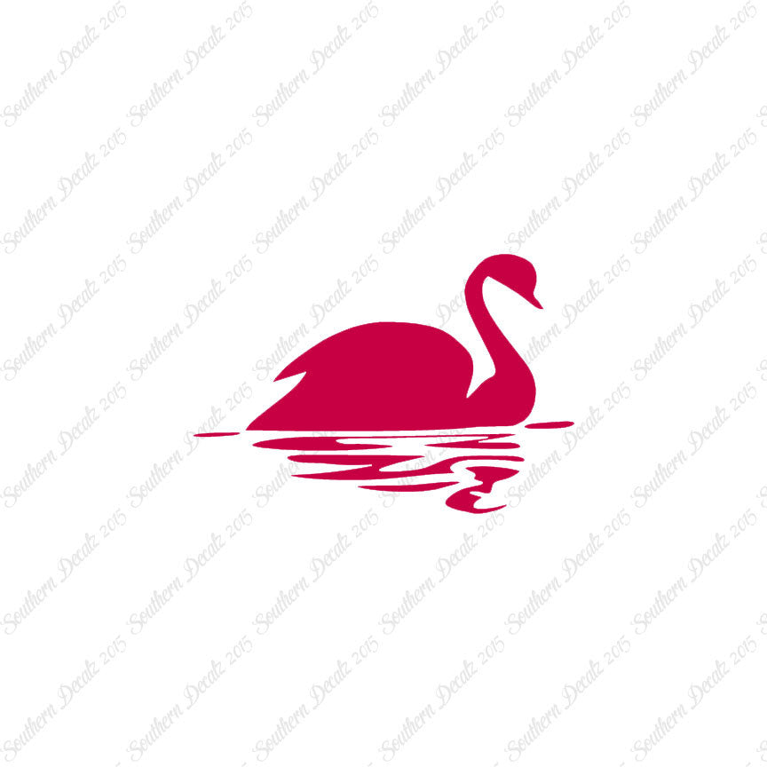 Swan Goose Reflection Art