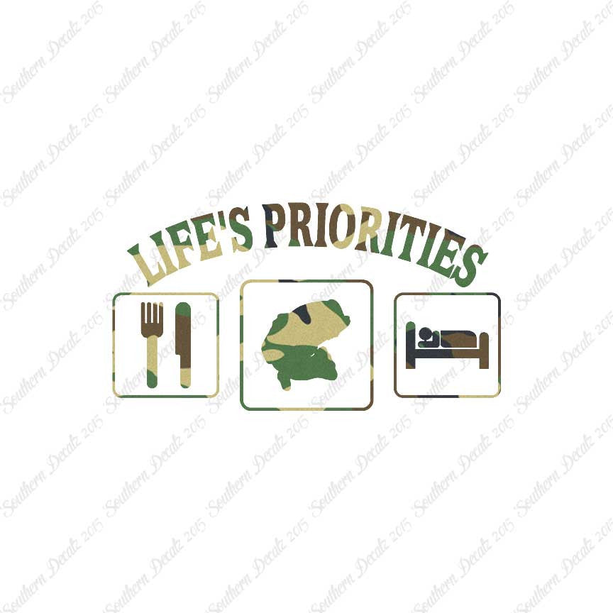 Life Priority Eat Sleep Fish