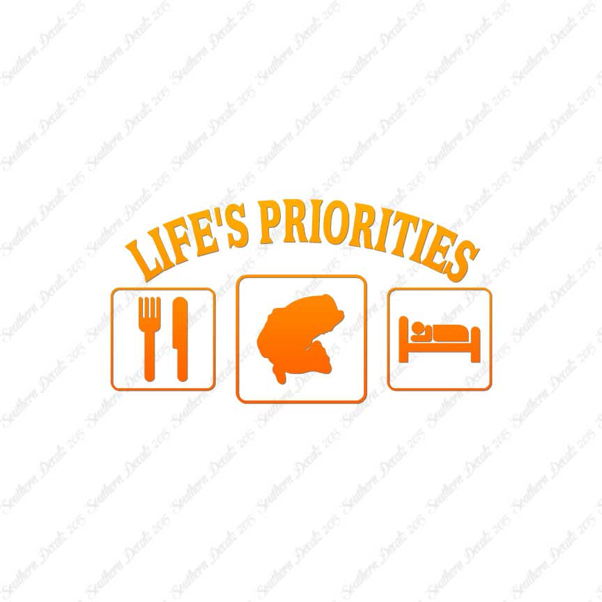 Life Priority Eat Sleep Fish